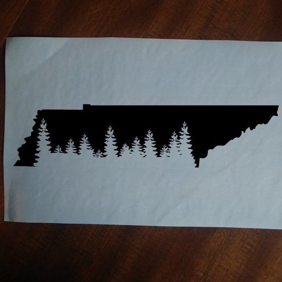 Tennessee State 7" inch long Decal Sticker for Cars, Trucks, Widows and more - Picture 1 of 2
